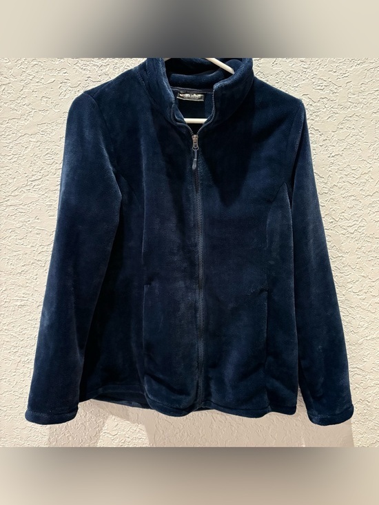 Heatkeep Jackets & Blazers - Plush Navy Jacket with Full Zip